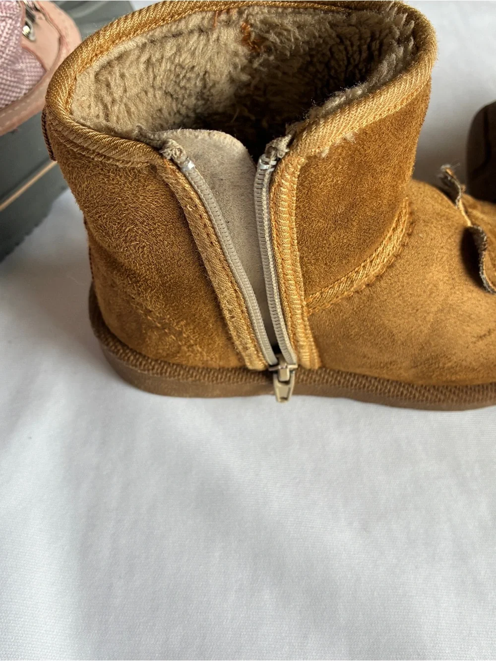 Fall Winter Shoe Boot Bundle, Toddler Girl Size 7, London Fog Collection